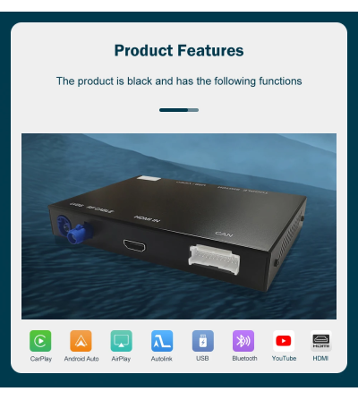 Apple CarPlay MirrorLink For Audi Q3 Q5 Q7 A1 A3 A4 A5 A6 A7 A8 S5 S7