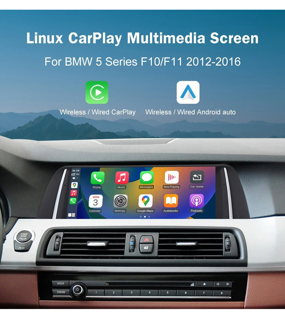 HD screen for BMW 5 Series